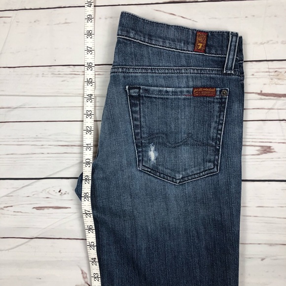Women’s 7 For All Mankind Size 27 Boot Cut Jeans T - Picture 5 of 8